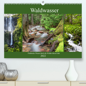 Waldwasser (Premium, hochwertiger DIN A2 Wandkalender 2022, Kunstdruck in Hochglanz) von Klinder,  Thomas