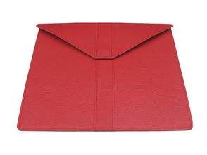 Wall Street | Echtledertasche für Tablets | Rosso