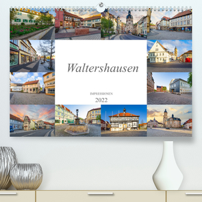 Waltershausen Impressionen (Premium, hochwertiger DIN A2 Wandkalender 2022, Kunstdruck in Hochglanz) von Meutzner,  Dirk