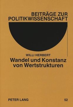 Wandel und Konstanz von Wertstrukturen von Herbert,  Willi