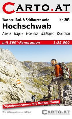 Wander- Rad- & Schitourenkarte 803 Hochschwab