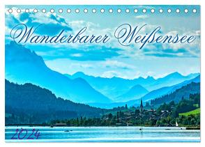 Wanderbarer Weißensee (Tischkalender 2024 DIN A5 quer), CALVENDO Monatskalender von Braun,  Werner