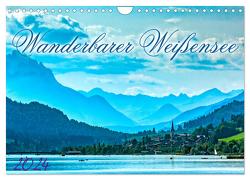 Wanderbarer Weißensee (Wandkalender 2024 DIN A4 quer), CALVENDO Monatskalender von Braun,  Werner