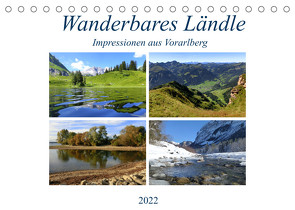 Wanderbares Ländle – Impressionen aus VorarlbergAT-Version (Tischkalender 2022 DIN A5 quer) von Kepp,  Manfred