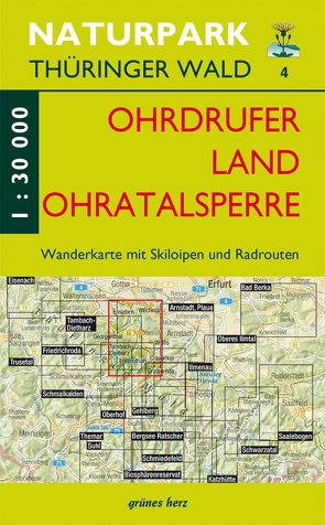 Wanderkarte 4 Ohrdrufer Land Ohratalsperre