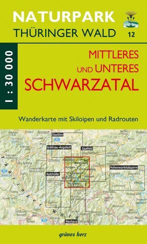 Wanderkarte Mittleres und unteres Schwarzatal