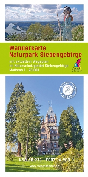 Wanderkarte Naturpark Siebengebirge