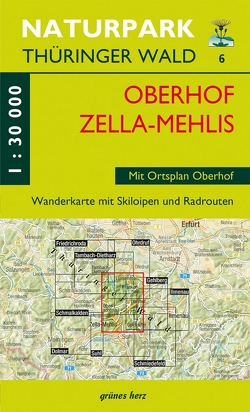 Wanderkarte Oberhof und Zella-Mehlis