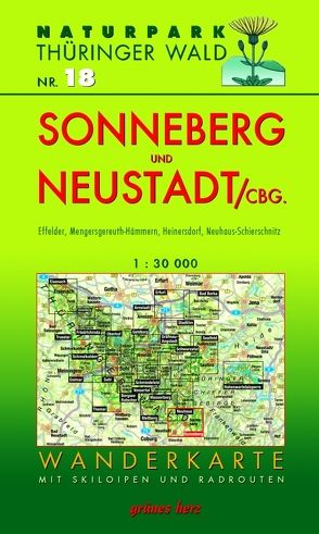 Wanderkarte Sonneberg und Neustadt/Coburg von Gebhardt,  Lutz