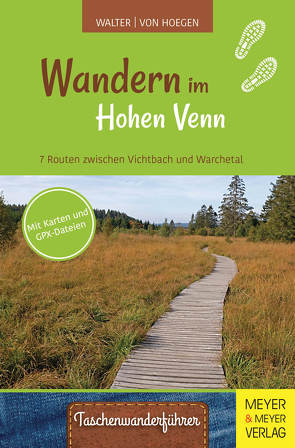 Wandern im Hohen Venn von von Hoegen,  Rainer, Walter,  Roland