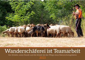 Wanderschäferei ist Teamarbeit (Wandkalender 2023 DIN A2 quer) von Sixt,  Marion