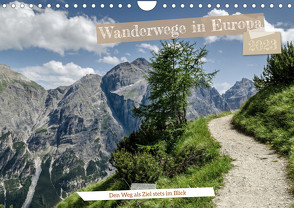 Wanderwege in Europa (Wandkalender 2023 DIN A4 quer) von Brehm,  Frank