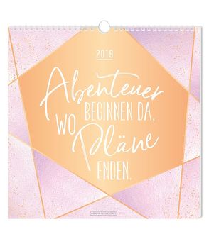 Wandkalender 2019 Abenteuer