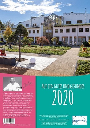 Wandkalender „Bruker-Haus“ 2020