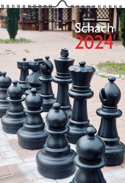 Wandkalender SCHACH 2024 A3 von Ullrich,  Robert