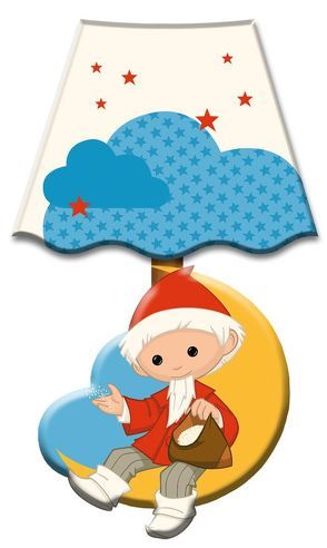 Trötsch Wandsticker mit Licht „Unser Sandmännchen“