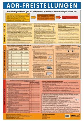 Wandtafel ADR-Freistellungen von Wiederhold,  Peter