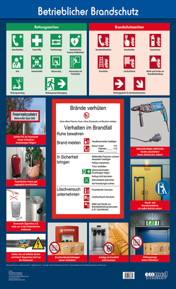 Wandtafel Betrieblicher Brandschutz von Volkmar,  Guido