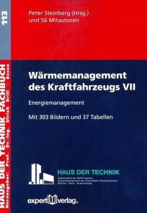 Wärmemanagement des Kraftfahrzeugs, VII: von Steinberg,  Peter