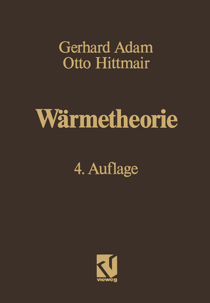 Wärmetheorie von Adam,  Gerhard, Hittmair,  Otto