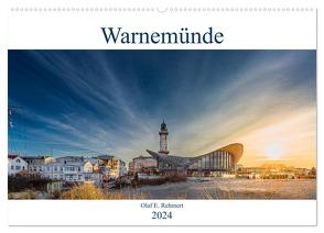 Warnemünde by Olaf Rehmert (Wandkalender 2024 DIN A2 quer), CALVENDO Monatskalender von E. Rehmert,  Olaf