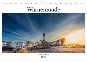 Warnemünde by Olaf Rehmert (Wandkalender 2024 DIN A4 quer), CALVENDO Monatskalender von E. Rehmert,  Olaf