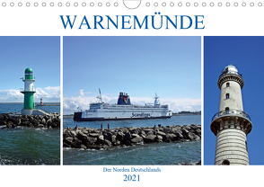 WARNEMÜNDE Der Norden Deutschlands (Wandkalender 2021 DIN A4 quer) von Mellentin,  Andreas