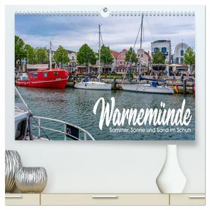 Warnemünde – Sommer, Sonne und Sand im Schuh (hochwertiger Premium Wandkalender 2024 DIN A2 quer), Kunstdruck in Hochglanz von Freise (lenshiker@gmail.com),  Gunnar