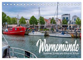 Warnemünde – Sommer, Sonne und Sand im Schuh (Tischkalender 2024 DIN A5 quer), CALVENDO Monatskalender von Freise (lenshiker@gmail.com),  Gunnar