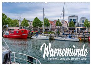 Warnemünde – Sommer, Sonne und Sand im Schuh (Wandkalender 2024 DIN A2 quer), CALVENDO Monatskalender von Freise (lenshiker@gmail.com),  Gunnar