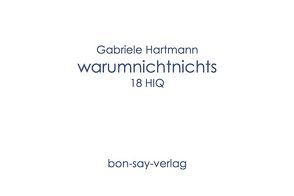 warumnichtnichts von Hartmann,  Gabriele