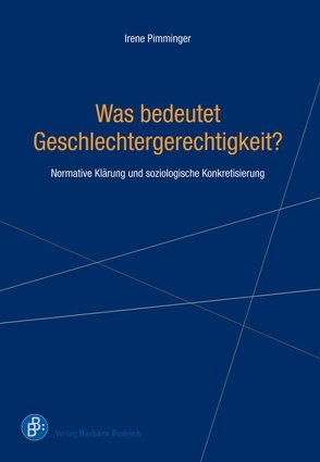Was bedeutet Geschlechtergerechtigkeit? von Pimminger,  Irene