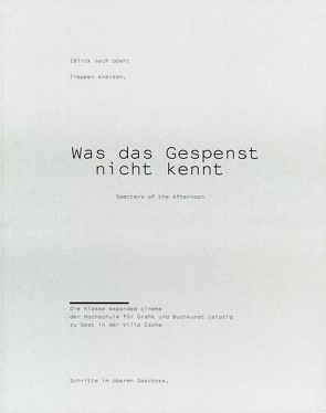 Was das Gespenst nicht kennt von Bußmann,  Frédéric, Waniek,  Angelika, Wedemeyer,  Clemens von