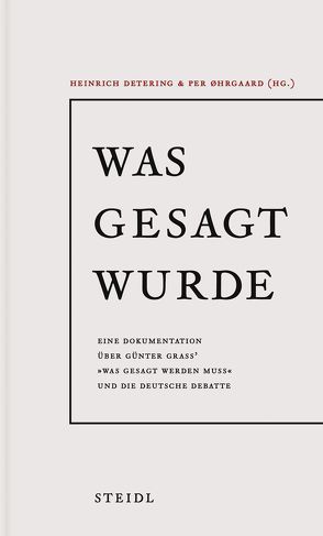 Was gesagt wurde von Detering,  Heinrich, Øhrgaard,  Per