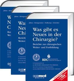 Was gibt es Neues in der Chirurgie? Jahresbände 2014, 2015, 2016 von Jähne,  Joachim, Königsrainer,  Alfred, Schroeder,  Wolfgang, Südkamp,  Norbert P.