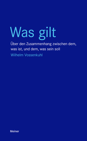 Was gilt von Vossenkuhl,  Wilhelm