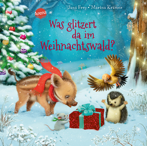 Was glitzert da im Weihnachtswald? von Frey,  Jana, Krämer,  Marina