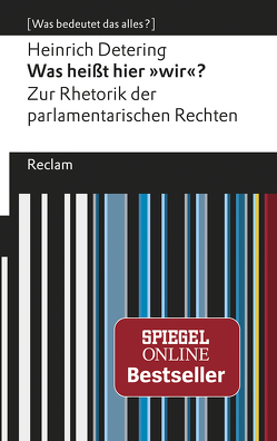 Was heißt hier »wir«? von Detering,  Heinrich