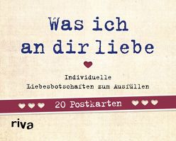 Was ich an dir liebe – 20 Postkarten von Reinwarth,  Alexandra