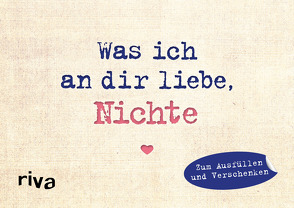 Was ich an dir liebe, Nichte – Miniversion von Reinwarth,  Alexandra