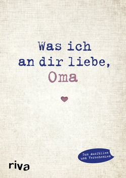 Was ich an dir liebe, Oma von Reinwarth,  Alexandra