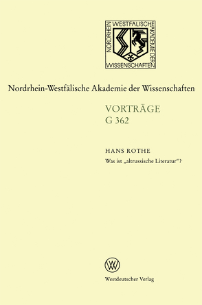 Was ist „altrussische Literatur“? von Rothe,  Hans