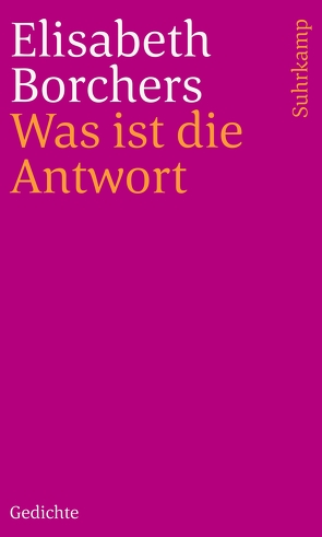 Was ist die Antwort von Borchers,  Elisabeth