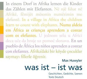 was ist – ist was – Audio-CD von Huwyler,  Max