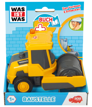 WAS IST WAS Dickie Toys Baustelle. Set (Fahrzeug + Buch)