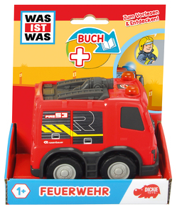 WAS IST WAS Dickie Toys Feuerwehr. Set (Fahrzeug + Buch)