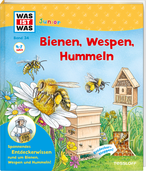 WAS IST WAS Junior Band 34 Bienen, Wespen, Hummeln von Lohr,  Stefan, Rusche-Göllnitz,  Angelika