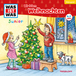 WAS IST WAS Junior Hörspiel. Wir feiern Weihnachten von Bertling,  Simon, Boon,  Charlotte, Breitfeld,  Eleni, Döring,  Jörg, Geithner,  Maxi, Götz,  Gustav, Götz,  Juliana, Grothum,  Brigitte, Hagitte,  Christian, Hertel,  Nicolas, Kabst,  Simone, Kaufmane,  Sebastian, Schmidtke,  Lars, Schreuder,  Benjamin, Stowasser,  Miriam, Wascher,  Svantje, Wassermann,  Finn