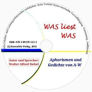 WAS liest WAS von Kollmann,  Ulrike, Siebel,  Walter Alfred