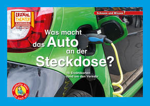 Was macht das Auto an der Steckdose? / Kamishibai Bildkarten von Küntzel ,  Karolin